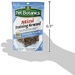 Pet Botanics Mini Training Rewards for Dogs 3 Flavor Variety Bundle: (1) Bacon, (1) Chicken and (1) Beef, 4 Oz Ea (200 Count per Bag, 3 Bags Total)