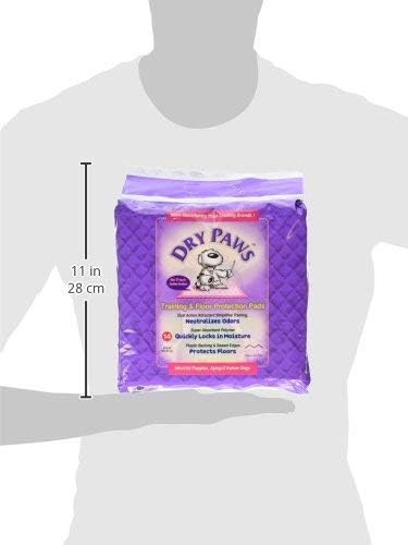 MidWest Homes for Pets Dry Paws Training and Floor Protection Pads, 50-Count