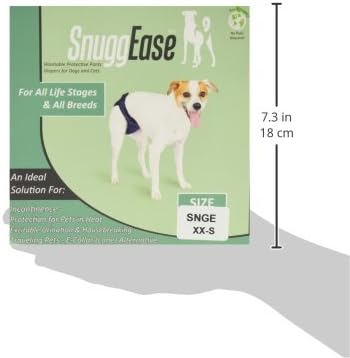 Integrated Pet Solutions SnuggEase Washable Dog Diaper, XX-Small