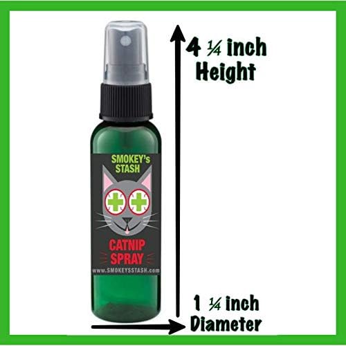 Smokey's Stash Cat Catnip Spray, Dried Organic Catnip, 2pc Fishing Poles and Funny Toy Refills