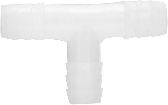 Water Drinker Bowl, Leak Stainless Steel Drinking Feeder for Cages Farm Use 7 to 10mm Hose Connection Clamp Mount One Piece Tee 10 Sets