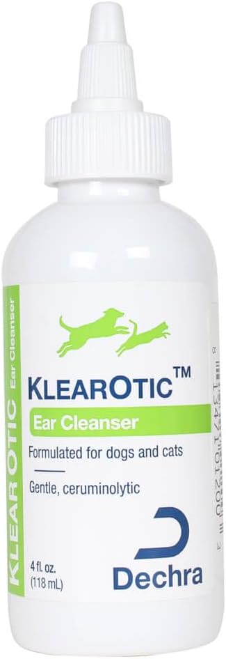 KlearOtic Ear Cleanser Formulated for Dogs and Cats 4 oz
