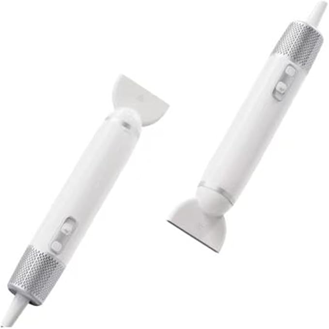 Buenkee Dog Dryer Handheld Pet Hair Dryer, 3HP High-Velocity Blower with 3 Speeds & 4 Temps Lightweight, Quiet Design. Portable Blow for Travel & Home Grooming. Includes 3 Nozzles (White)