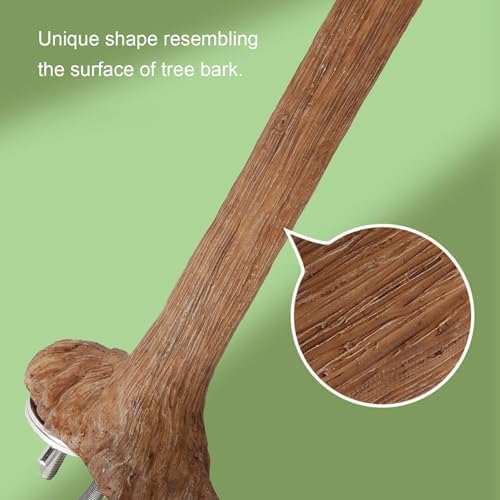 Haofy Heated Bird Perch for Parrots, Birds, G1 1/4" Hamsters - 5W Multifunctional Stand with Constant Temperature Control and Energy Efficiency
