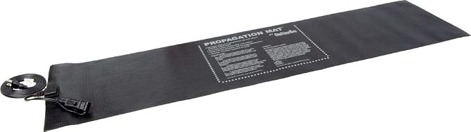 Dirt Genius 19011 Seed Starting Propagation Heat Mat,Daisy Chainable, 60Watt, 12" x 48", Black