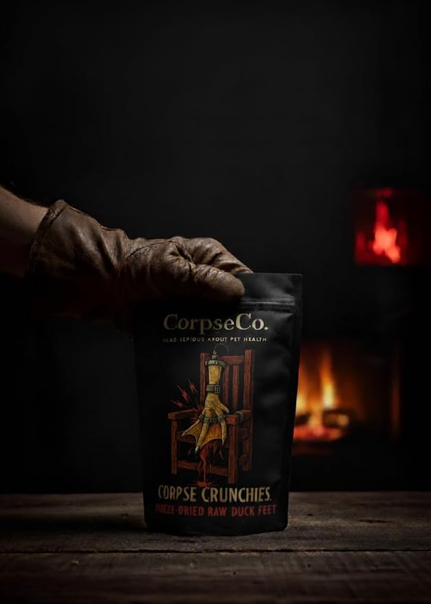 Freeze-Dried Raw Dog Treats | Duck Feet | Single Ingredient, High Protein, Corpse Crunchies | 100% Natural. 0% Alive. (5.5 oz)