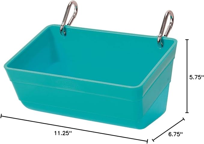 Small Animal Feeder, 3 Quart, Teal, Model: 70400-34-49