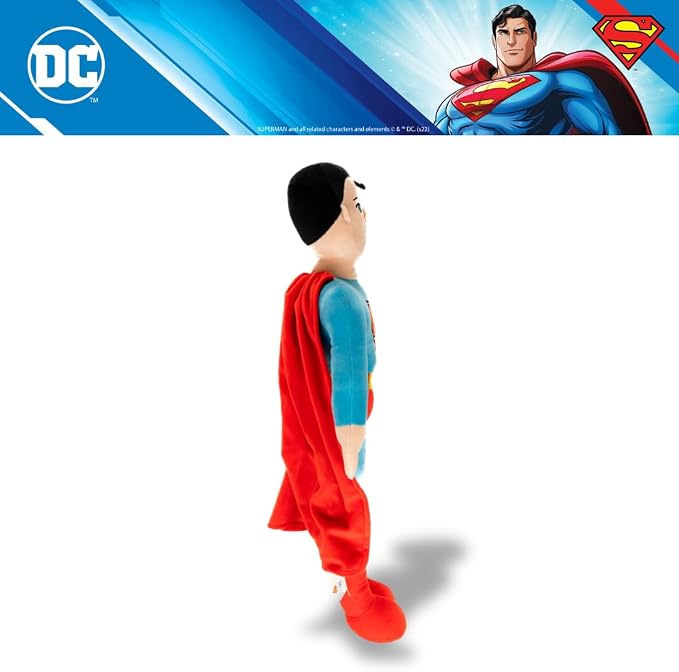 Superman DC Comics Bedding Super Soft Plush Cozy Cuddle Pillow, (Officially Licensed Product) by Franco