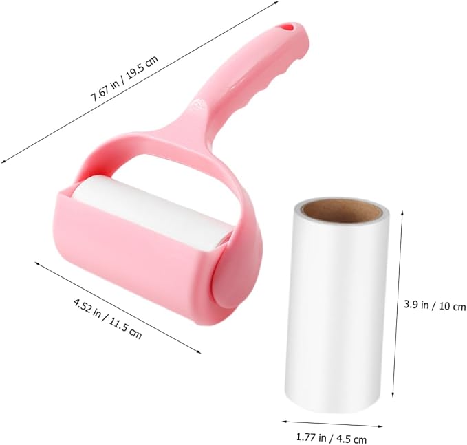 Beaupretty 5sets Portable Pet Lint Roller Hair for Clothes Furniture and Bedding Lightweight and Convenient Cleaning Tool Cover and Dust Cap for Dog and Cat Hair Removal