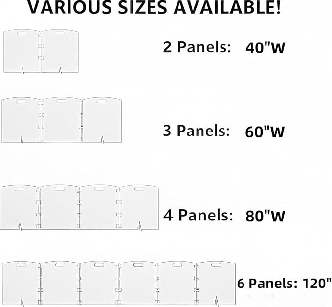 Clear Acrylic Dog Gate for Indoor Use – 2 Panel Pet Gate for Doorways, No Drilling, Foldable Dog Barrier,Foldable Doggy Cat Fence with Support Feet for Home, Stairs, and Puppy Playpen