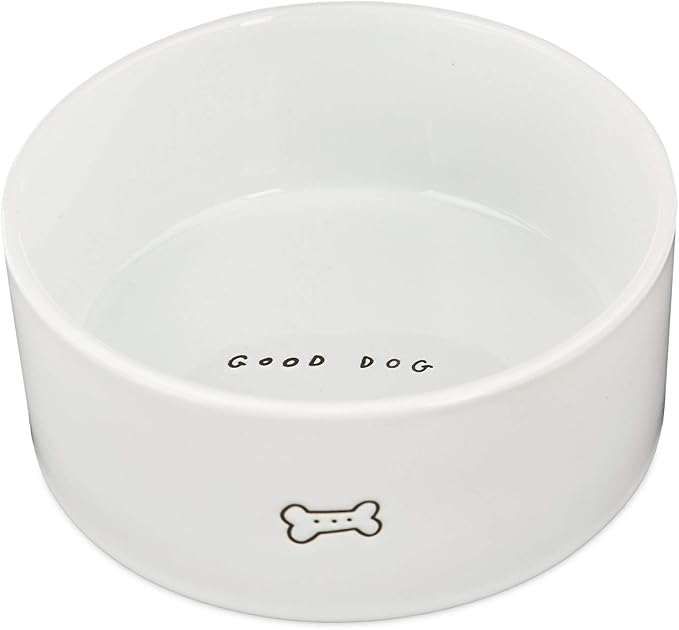 Harmony Good Dog Ceramic Dog Bowl, 3 Cups