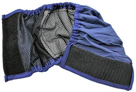 3 Pack of Dog Diaper for Male Belly Band Waterproof and Padded Lining Reusable Washable for Small and Big Large Dogs (M - Waist 12" - 14", Pack of 3 Pieces)