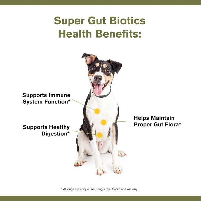 BADLANDS RANCH Superfood Complete Beef 24 oz., Super Gut Biotics, Freeze Dried raw Beef Liver Dog Treats 4 oz.