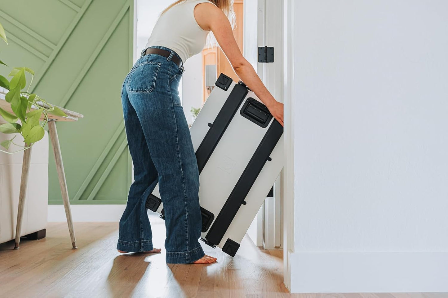 Impact Collapsible Dog Crate - Foldable Hard Crate for Extra Large Dogs - Heavy Duty Travel Kennel with Powder-Coated Aluminum - Quick Setup for Indoor & Outdoor (White, 40"+ (40.5" L x 27.5”W x 34" H