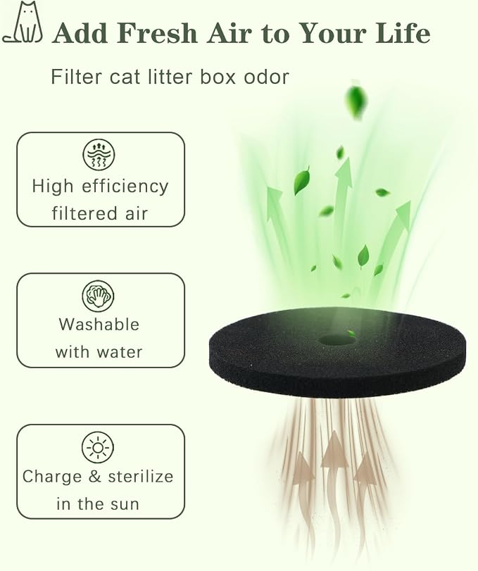 SETVSON Cat Litter Box Enclosure Plant Cat Litter Box Furniture with Artificial Plants, Large Hidden Handwoven Rattan with One Mat, Odor Control Filter, PVC Film, Real Stones, Stylish Decor, Natural