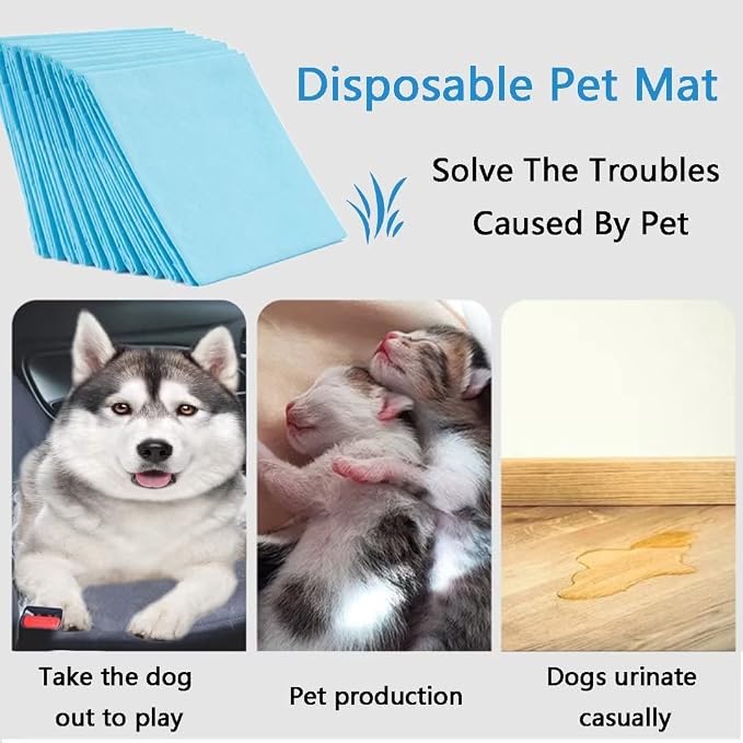 Extra Large Puppy Pads,36"x36" Pee Pads for Dogs,40 Count Training Dog Pee Pads Absorbent & Leak-Proof &Quick Dry,Disposable Pet Potty Pads for House Training Dogs Cats, Rabbits.