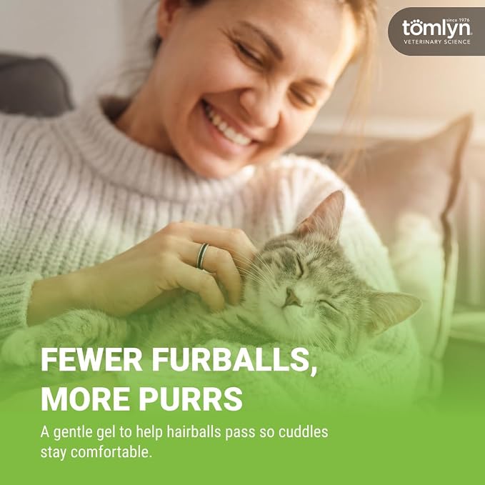 Tomlyn Laxatone Maple-Flavored Hairball Remedy Gel for Cats and Kittens, 4.25oz