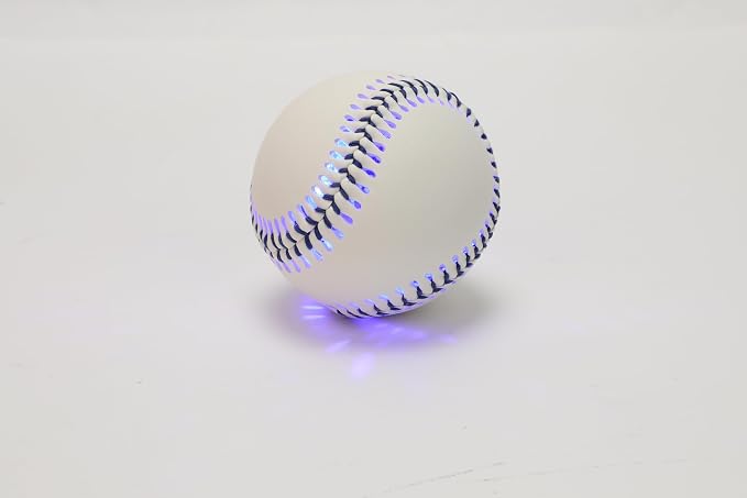 Glow in The Dark Baseball - Rechargeable LED Light Up Ball with 6 Color Changing Modes | Regulation Size & Weight for Kids, Teens, Adults & Baseball Fans