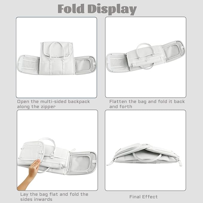 Cat Carrier Travel Soft Sided for Small Cats and Dogs,Portable Foldable Pet Carrier Travel Bag, Breathable Airline Approved Dog Transport Carrier with Shoulder Strap 42X23x22cm L/W/H