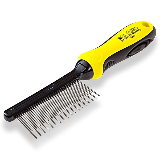 Doodle Brush Slicker for Dogs - Self Cleaning Dog Brush for Poodles, Goldendoodle Grooming Kit with Detangler Comb