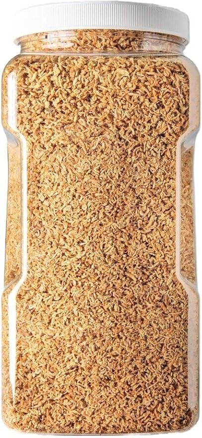 Plankton & Mysis Shrimp -Freeze Dried Floating Small Plankton/Mysis for Marines, Corals, Anemones, Koi & Pond Fish, Cichlids, All Tropical Fish…14oz Lg Jar
