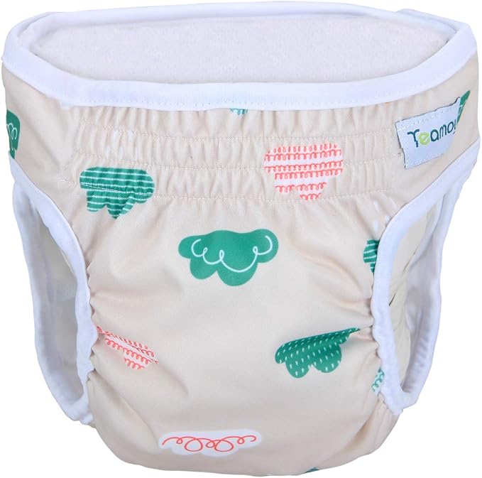 Teamoy Female Dog Diapers for Heat 4-Pack, Reusable Dog Period Diaper Wraps for Incontinence, Training & Housebreaking,L2