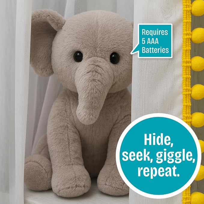 R&R Games Hide & Seek Pals - Elfy the Elephant Family Game