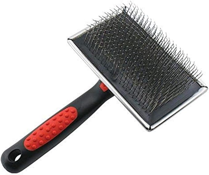 RYAN'S PET SUPPLIES Paw Brothers Magic Spring Undercoat Rake and Large Extra Long Gard Pin Slicker Bundle
