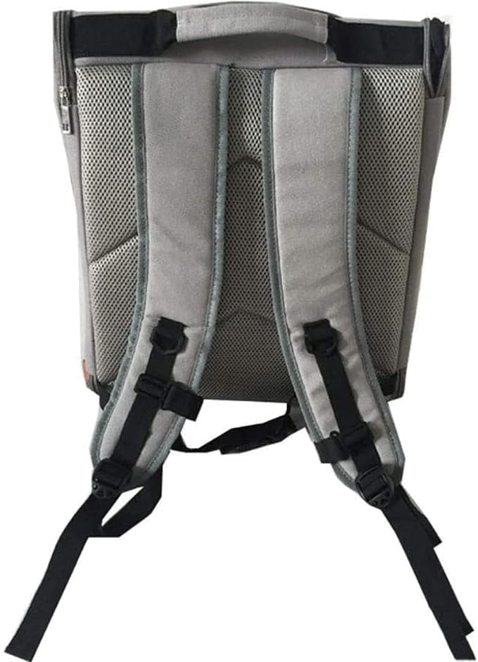 OLOTU Pet Backpack Expandable Cat Backpack, Dog Backpack Bag for Hiking Travel Camping, Large Capacity Cat Carrier with Breathable Mesh, Grey Spacious