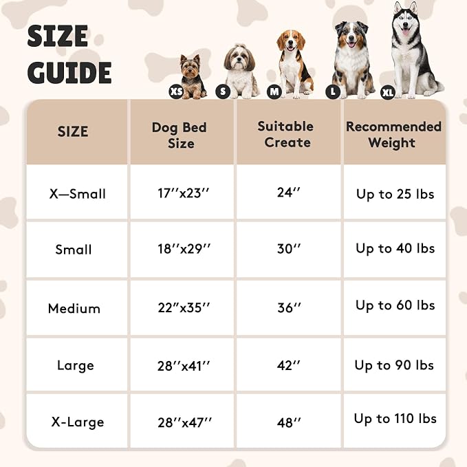 Chew Resistant Dog Bed for Aggressive Chewers, Indestructible Orthopedic Dog Bed with 3" High Density Foam Base & Plush Bolster Sides, Durable Pet Bed with Waterproof Washable Cover, Large (28"x41")