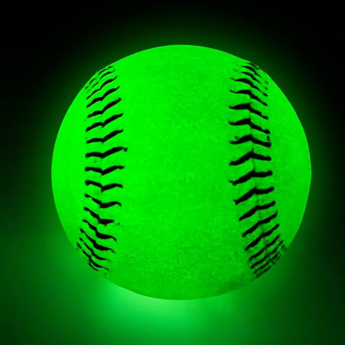 Light Up Baseball, Glow in The Dark Baseball Luminous Base Balls for Day & Night Games and Training Gift for Fans Games Official