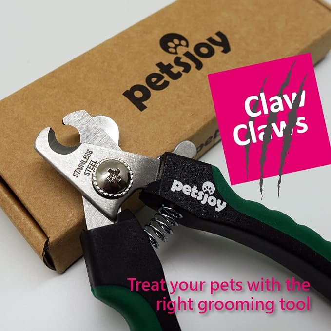 PetsJoy Pet Nail Trimmers Dog Clippers, Size: L, Suitable for Medium and Large Dog, Toenail Trimmer with Razor Sharp Stainless Steel Blades and Anti-Slip Handle