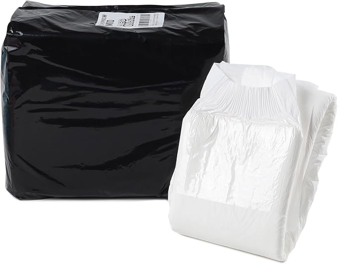 CutiePlusU Disposable Diaper Protective Underwear Absorbent Briefs Dry Surface- White 10 Pieces