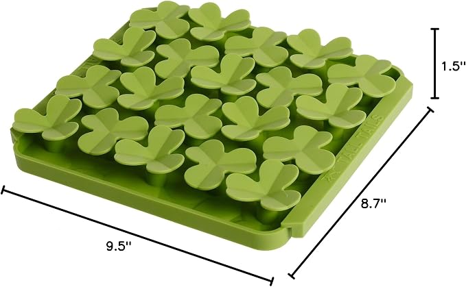 Tall Tails Clover Foraging Mat for Dogs and Cats – Slow Pet Feeder Puzzle Mat for Easy & Engaging Feeding