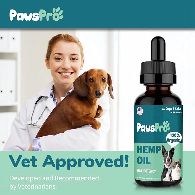 Hemp Oil for Dogs and Cats - Helps Pets with Anxiety, Pain, Stress, Sleep, Arthritis, Seizures Relief - Calming Treats Chews - Support Hip and Joint Health (2 Pack)