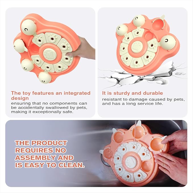 KADTC Beginner Dog Puzzle Toy, Large Size,Pup Mental Stimulation Enrichment Toys for Dogs