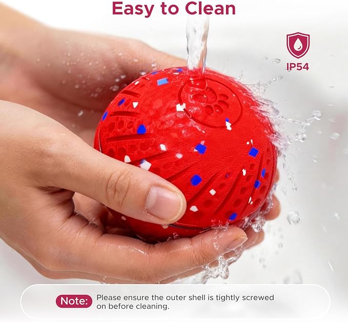 Interactive Dog Ball Replacement Shell for Small Medium Dogs (Only Red Shell)