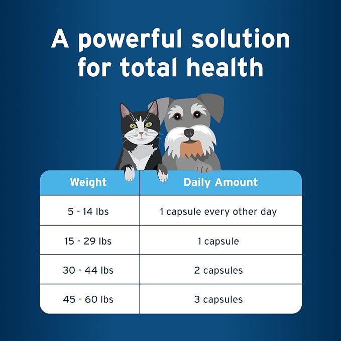 Bundle of Seresto Cat Collar for Cats + Pet Protect Omega 3 Supplement for Small Dogs & Cats | 60 Capsules