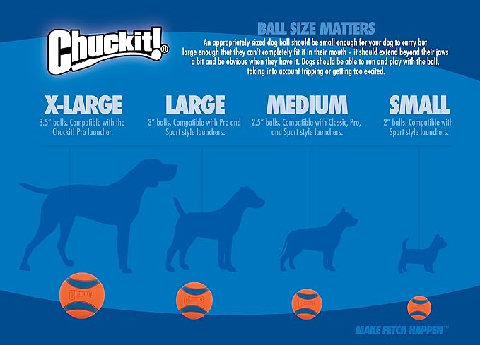 Chuckit! Glow in the Dark Bouncy Balls - Ball for Dogs, Dog Toy, Max Glow Balls - Extra-Large, 3.5 Inch (Pack of 12)
