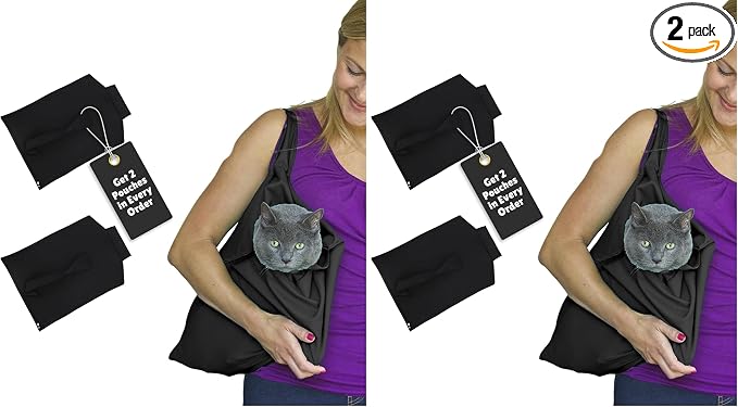 PurrFect Pouch The Original AS SEEN ON TV. Comfy Soothing Cat Carrier (Pack of 2)