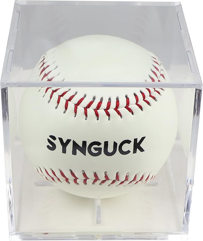 SYNGUCK 1/6 Pack Glow in The Dark Baseballs – Light Up Baseball Official Size | Glow Balls for Night Games, Practice, Gifts for Kids,Boys, Girls & Fans