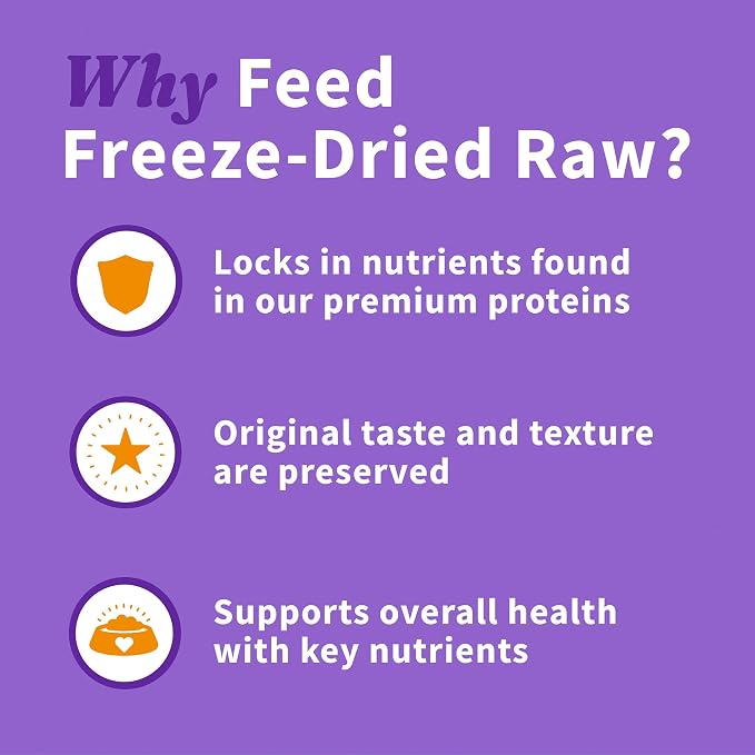 Halo Freeze-Dried Raw Dog Food, Beef Recipe Meal Bites, Grain Free Real Meat Nutrition & Natural Energy, 100% Animal Protein Source for Adult Dogs, 14 oz Bag