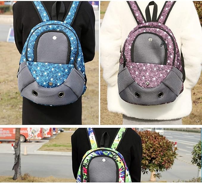 OLOTU Pet Backpack Expandable Durable Cat Backpack, Escape Proof Zipper Design Cat Carrier, Dog Backpack Carrier for Travel/Hiking/Outdoor Spacious