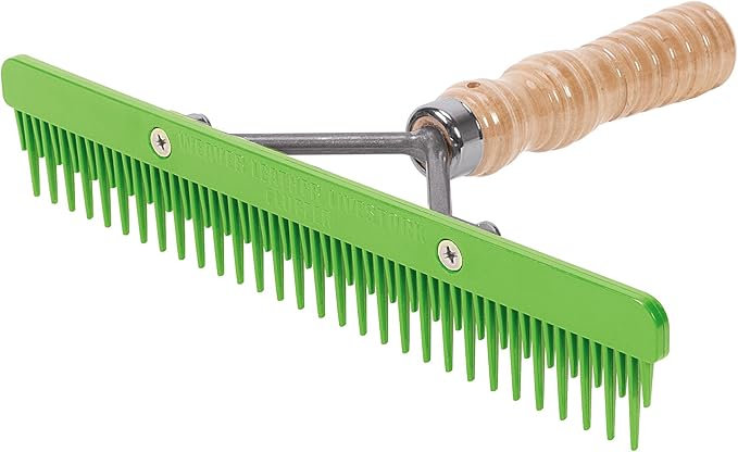 Weaver Leather Fluffer Comb with Handle & Replaceable Plastic Blade