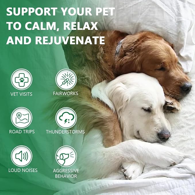 2 Pack Hemp Oil for Dogs and Cats - Anxiety Stress Sleep Allergies Arthritis Seizures Pain Relief - Promotes Skin Hip Joint Health - Calming Drops for Aggressive Pets