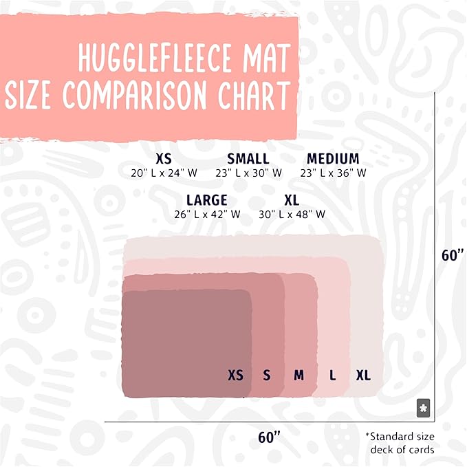 HuggleHounds Mat Cat & Dog Bed - Crate Pads for Dog Cages, Machine Washable Kennel Bed for Sleeping, Medium & Large Size Breeds - Large, 26" x 42"