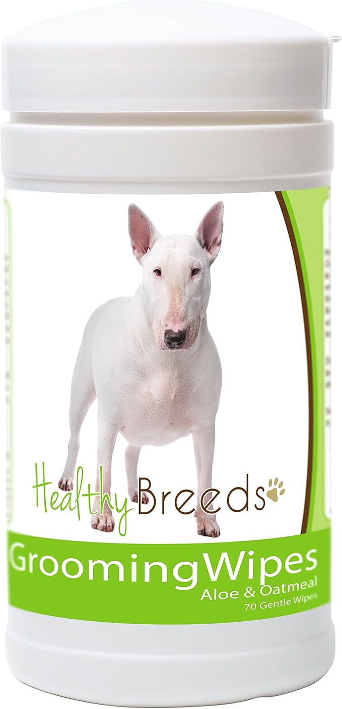 Healthy Breeds Bull Terrier Grooming Wipes 70 Count