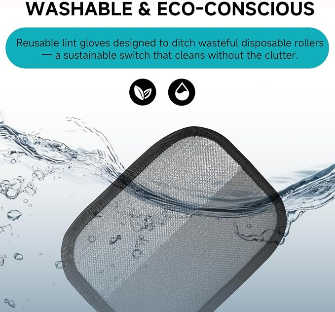 Pet Hair Remover Gloves Brush for Dogs & Cats,Electrostatic Reusable Pet Hair Remover Tool for Laundry,Clothing,Couch,Carpet,Car Seat,Upgraded Animal Fur Removal Tool