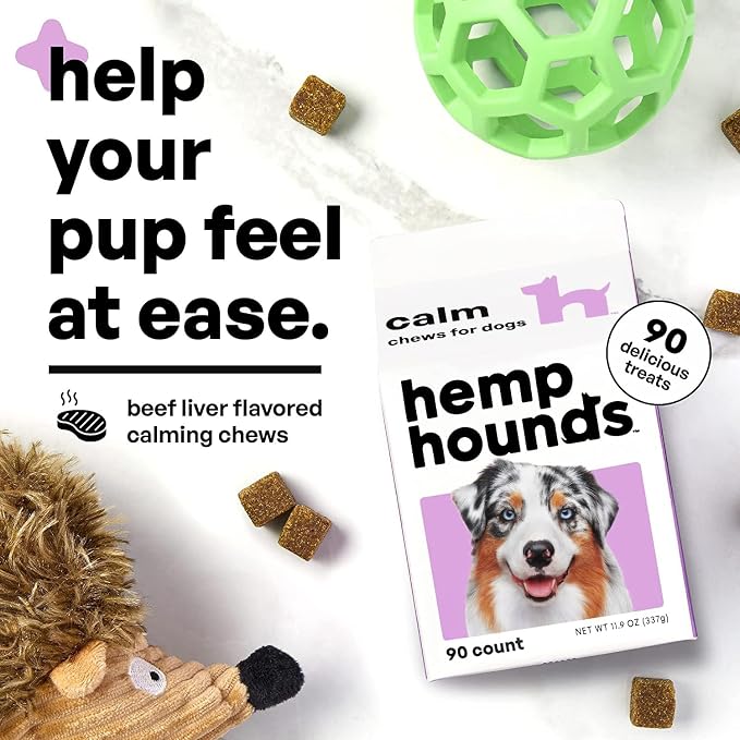 Hemp Hounds - Adaptogenic Dog Allergy Chews - Dog Calming Chews Bundle