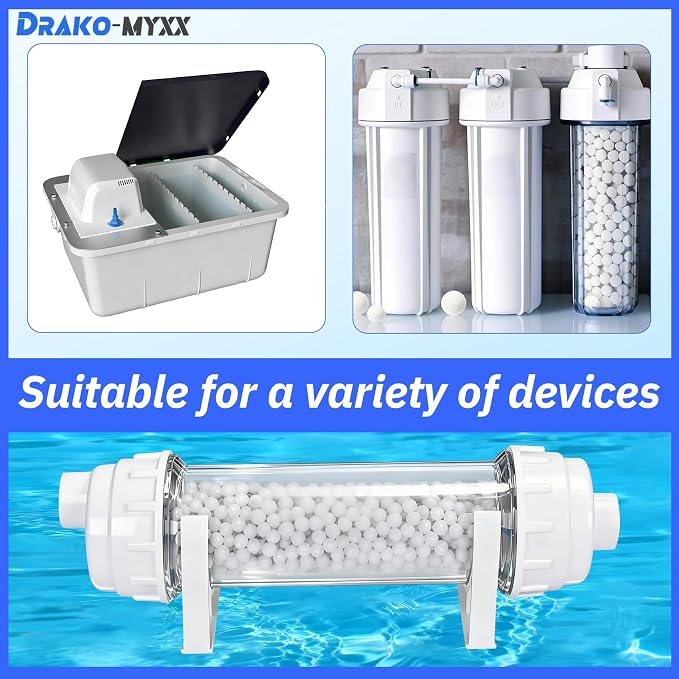2026 Upgraded Condensate Neutralizer 6.6 lbs, 2-Packs, Acidic Condensate Neutralizer Pellets, 7-8mm Pellets for Water Heater Media Filter(2 Packs)